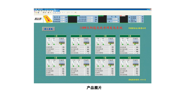 大型太陽能光伏電站監控係統